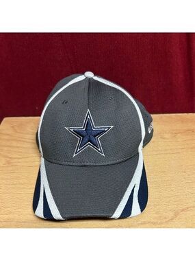 New Era 39Thirty Dallas Cowboys Fitted Cap Large Medium Blue NFL Football Hat